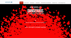 Desktop Screenshot of amsrsconference.com
